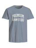 Jack & Jones Mens Blutimmy Short Sleeve 100% Cotton Regular Fit T-Shirt - Borderland Muff
