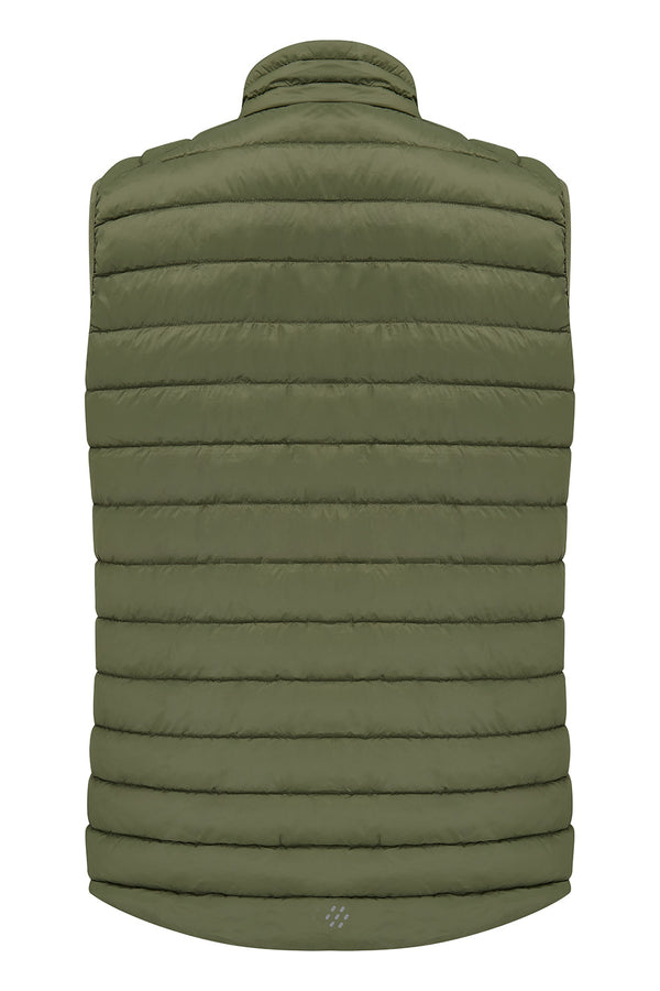Mac In A Sac Mens Lightweight Thermolite Body Warmer Gilet-KHAKI - Borderland Muff