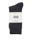 Jack & Jones Noah 3 Pack Mens Socks - Borderland Muff