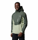 Columbia Mens Pouring Adventure Waterproof Breathable Packable Jacket-GREEN - Borderland Muff