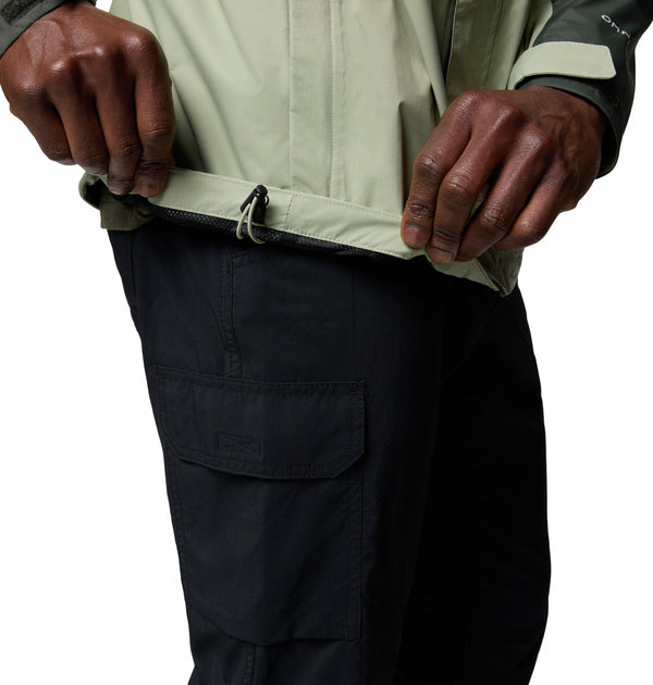 Columbia Mens Pouring Adventure Waterproof Breathable Packable Jacket-GREEN - Borderland Muff