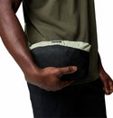 Columbia Mens Pouring Adventure Waterproof Breathable Packable Jacket-GREEN - Borderland Muff