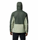 Columbia Mens Pouring Adventure Waterproof Breathable Packable Jacket-GREEN - Borderland Muff