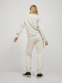 JJXX Ladies Abbie Regular Fit Long Sleeve Sweat Crew Neck-MOONBEAM BLK - Borderland Muff