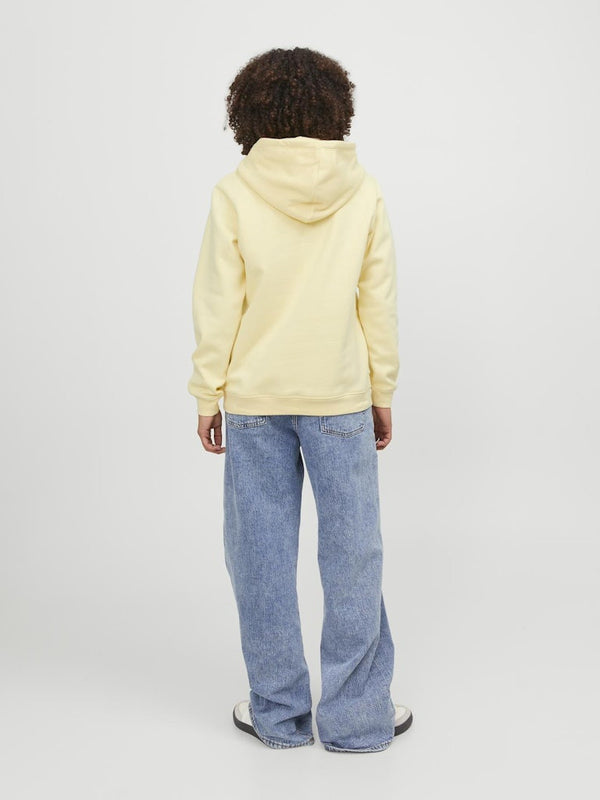 JJXX ladies Abbie Overhead Relaxed Fit Hooded Sweatshirt-VANILLA - Borderland Muff
