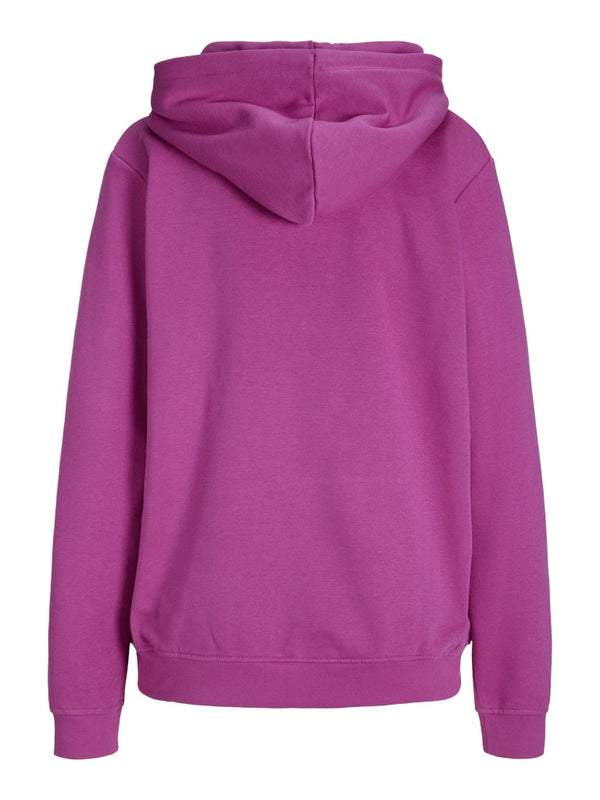 JJXX ladies Abbie Overhead Relaxed Fit Hooded Sweatshirt-FUCHSIA - Borderland Muff