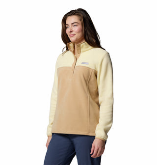 Columbia Ladies Benton Springs 1/2 Snap II Pull Over Fleece-LEMON - Borderland Muff