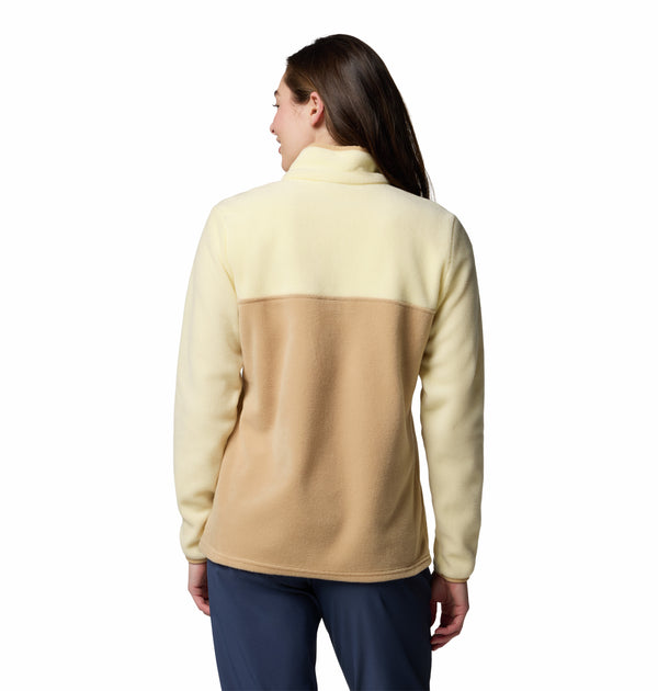 Columbia Ladies Benton Springs 1/2 Snap II Pull Over Fleece-LEMON - Borderland Muff