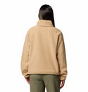 Columbia Ladies Helvetia II Cropped Half Snap Regular Fit Fleece-SAND - Borderland Muff