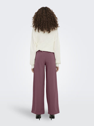 JDY Geggo Wide Fit Elasticated Trousers 32" Leg-ROSE - Borderland Muff
