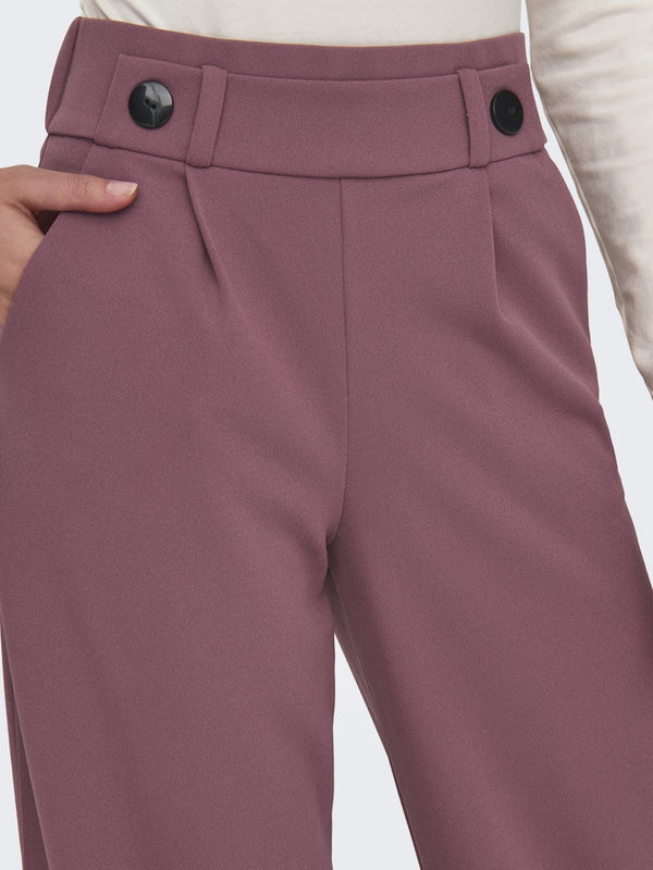JDY Geggo Wide Fit Elasticated Trousers 30" Leg-ROSE - Borderland Muff