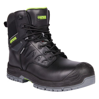 Apache Chilliwack Non-metallic Waterproof Breathable Black Safety Zip Work Boot - Borderland Muff