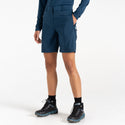 Dare2b Ladies Torrek Water Repellent Stretch Mountain Walking Hiking Shorts-DENIM BLUE - Borderland Muff