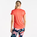 Dare2b Ladies Vigilant Moisture Wicking Lightweight Antibacterial Exercise T-Shirt-PEACH - Borderland Muff