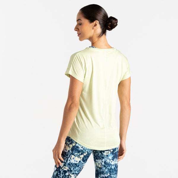 Dare2b Ladies Vigilant Moisture Wicking Lightweight Antibacterial Exercise T-Shirt-BUTTERFLY - Borderland Muff