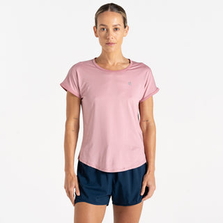 Dare2b Ladies Chase Moisture Wicking Lightweight Antibacterial ExerciseT-Shirt-LILAC - Borderland Muff