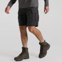 Craghoppers Mens NosiLife Cargo III Insect Repellent Cooling Sun Protective Shorts-BLACK PEPPER - Borderland Muff
