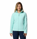 Columbia Ladies Fast Trek II Regular Fit Full Zip Fleece-SEA SPRAY - Borderland Muff