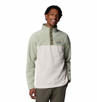 Columbia Men's Steens Mountain II Regular Fit Half Snap Fleece-STONE - Borderland Muff