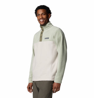 Columbia Men's Steens Mountain II Regular Fit Half Snap Fleece-STONE - Borderland Muff