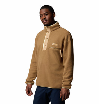 Columbia Men's Helvetia II Regular Fit Half Snap Fleece-SAND - Borderland Muff