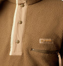 Columbia Men's Helvetia II Regular Fit Half Snap Fleece-SAND - Borderland Muff