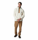Columbia Men's Helvetia II Regular Fit Half Snap Fleece-CHALK - Borderland Muff