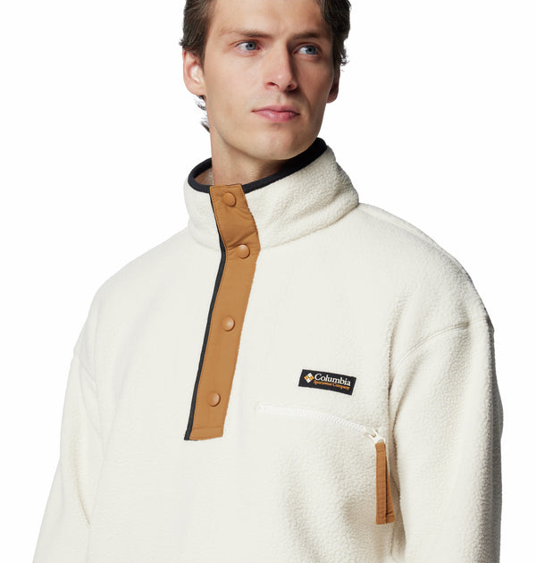 Columbia Men's Helvetia II Regular Fit Half Snap Fleece-CHALK - Borderland Muff