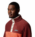 Columbia Men's Steens Mountain II Regular Fit Half Snap Fleece-BRICK RED - Borderland Muff