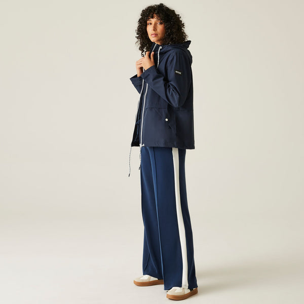 Regatta Ladies Waterproof Breathable Bayletta Walking Hiking Jacket -NAVY - Borderland Muff