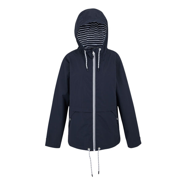 Regatta Ladies Waterproof Breathable Bayletta Walking Hiking Jacket -NAVY - Borderland Muff
