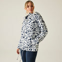 Regatta Ladies Waterproof Breathable Bayletta Walking Hiking Jacket -NAVY WHITE - Borderland Muff