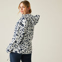 Regatta Ladies Waterproof Breathable Bayletta Walking Hiking Jacket -NAVY WHITE - Borderland Muff