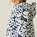 Regatta Ladies Waterproof Breathable Bayletta Walking Hiking Jacket -NAVY WHITE - Borderland Muff