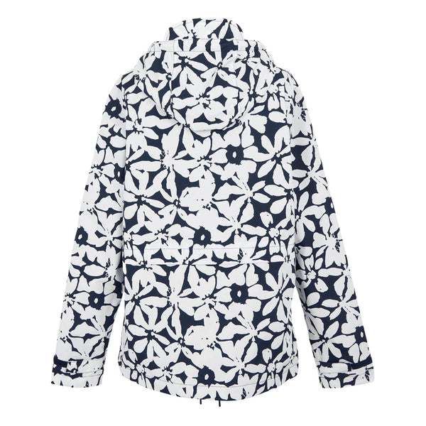 Regatta Ladies Waterproof Breathable Bayletta Walking Hiking Jacket -NAVY WHITE - Borderland Muff
