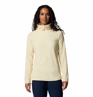 Columbia Ladies Glacial IV Lightweight Warm Half Zip Fleece-LEMON - Borderland Muff