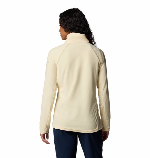 Columbia Ladies Glacial IV Lightweight Warm Half Zip Fleece-LEMON - Borderland Muff