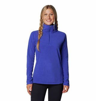 Columbia Ladies Glacial IV Lightweight Warm Half Zip Fleece-CLEMATIS - Borderland Muff