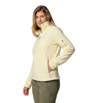 Columbia Ladies Fast Trek II regular Fit Full Zip Fleece-LEMON - Borderland Muff