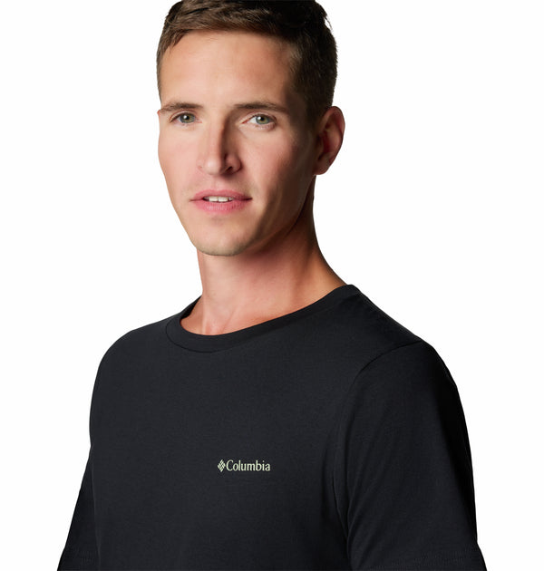 Columbia Rapid Ridge T-Shirt - Lightweight & Breathable Outdoor Wear-BLACK - Borderland Muff
