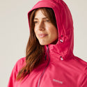 Hamara IV Women's Waterproof Breathable Windproof Hiking Jacket – Eco-Friendly-POPPY - Borderland Muff