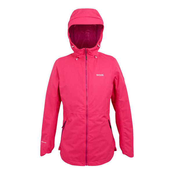 Hamara IV Women's Waterproof Breathable Windproof Hiking Jacket – Eco-Friendly-POPPY - Borderland Muff