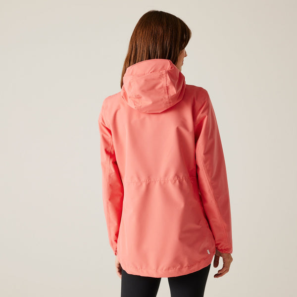 Hamara IV Women's Waterproof Breathable Windproof Hiking Jacket – Eco-Friendly-PEACH - Borderland Muff