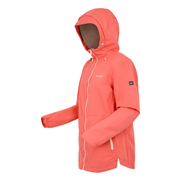 Hamara IV Women's Waterproof Breathable Windproof Hiking Jacket – Eco-Friendly-PEACH - Borderland Muff