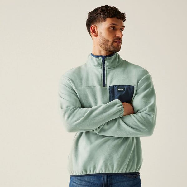 Regatta Mens Frankie Half Zip Fleece-GLACIER - Borderland Muff