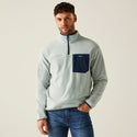 Regatta Mens Frankie Half Zip Fleece-SILVER - Borderland Muff