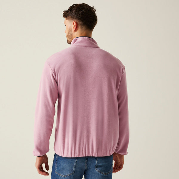 Regatta Mens Frankie Half Zip Fleece-LILAC - Borderland Muff