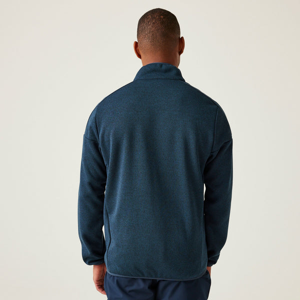 Regatta Mens Kames Full Zip Fleece-DENIM BLUE - Borderland Muff