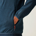 Regatta Mens Kames Full Zip Fleece-DENIM BLUE - Borderland Muff