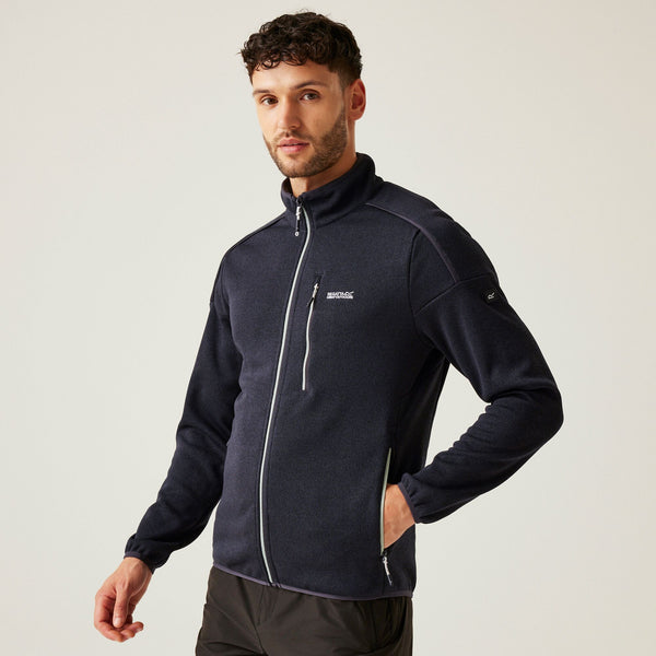 Regatta Mens Kames Full Zip Fleece-ASH - Borderland Muff